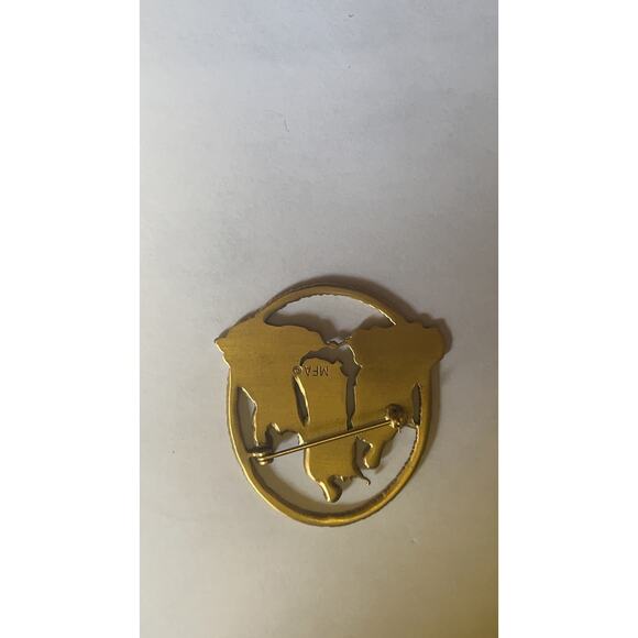 Vintage MFA Museum of Fine Arts Medieval Maidens Playing Music Brooch/Pin - Picture 8 of 8